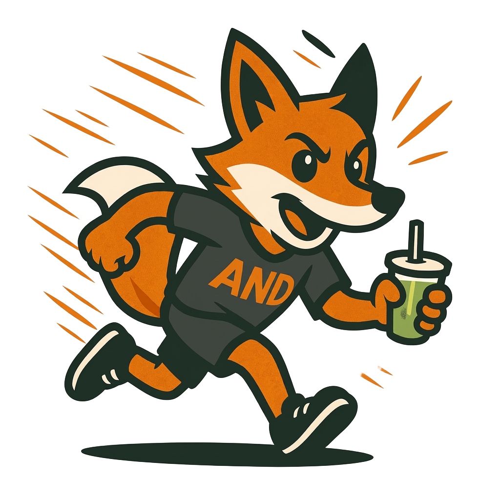 ANDi the fox out for a run